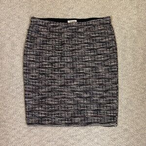 ✰ black tweed pencil skirt ✰